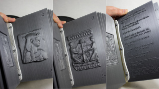 Illustration for article titled A 3D-Printed Book Lets You Touch Precious Art With Your Grubby Meathooks